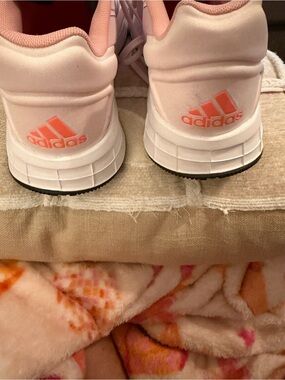 Women adidas pink and coral